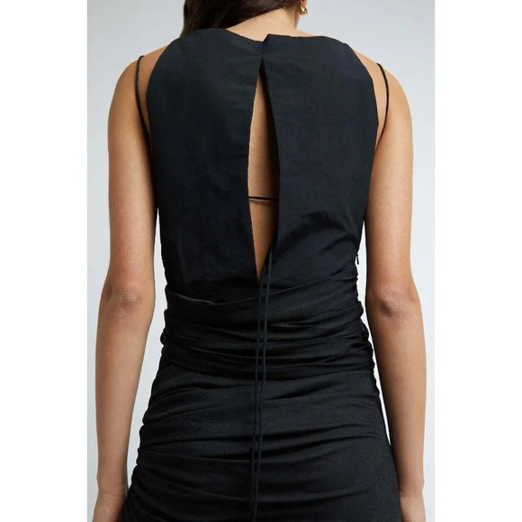 CHRISTOPHER ESBER Chlorophyte Ore Gown in Black 0 New Womens sheer Long Dress - Picture 10 of 13